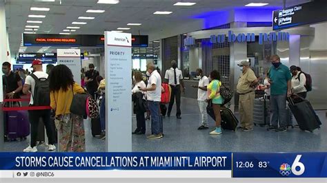 miami airport cancellations today.